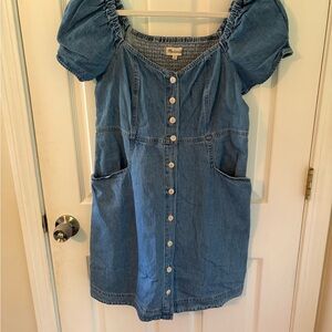 Madewell Light Blue Denim Dress